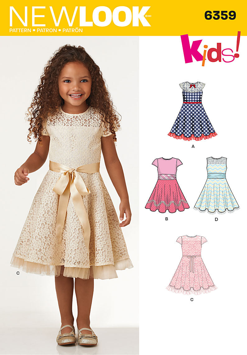 New Look Pattern 6359 Girl's Skirts and Knit Skirts - You’ve Got Me In Stitches