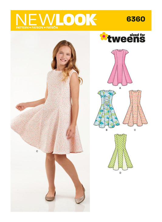 New Look Pattern 6360 Girl's Dresses - You’ve Got Me In Stitches