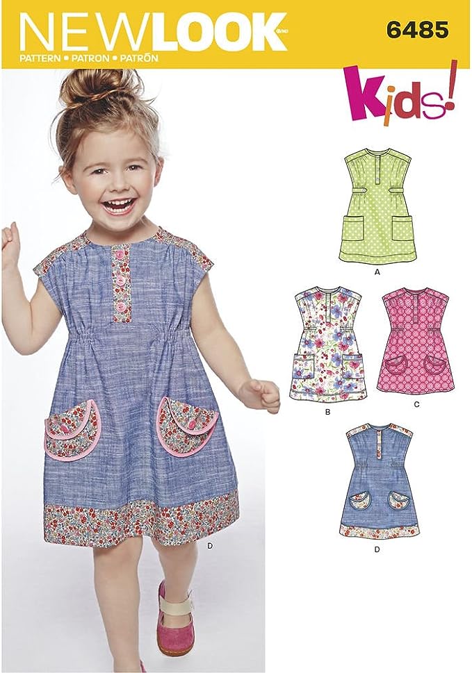 New Look Pattern 6485 Toddlers' Dress or Tunic - You’ve Got Me In Stitches