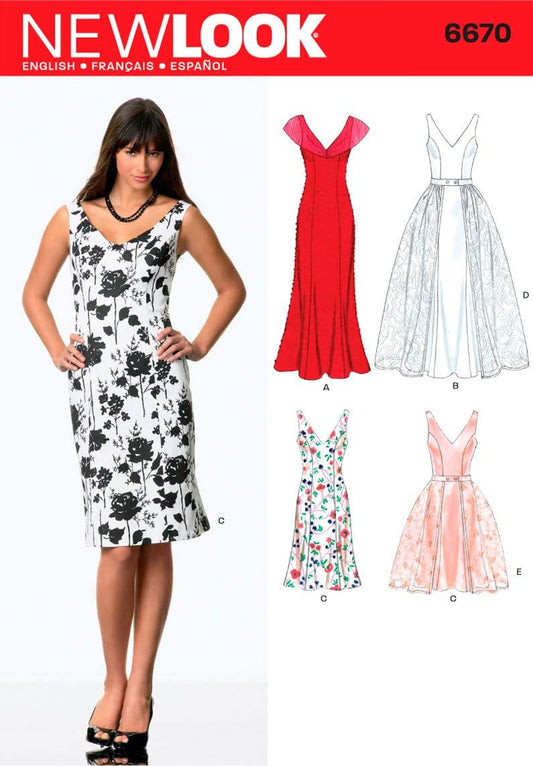 New Look Pattern 6670 Misses' Dresses - You’ve Got Me In Stitches