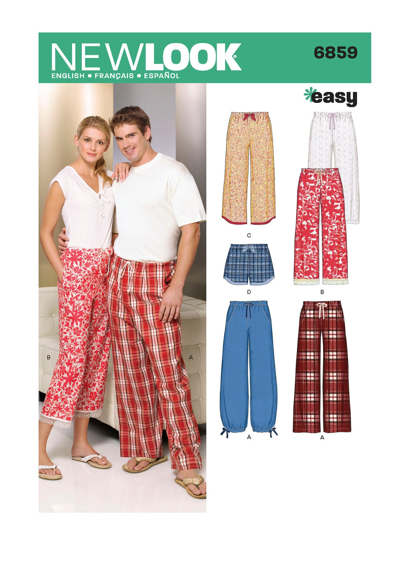 New Look Pattern 6859 Misses', Men's, & Teens' Separates - You’ve Got Me In Stitches