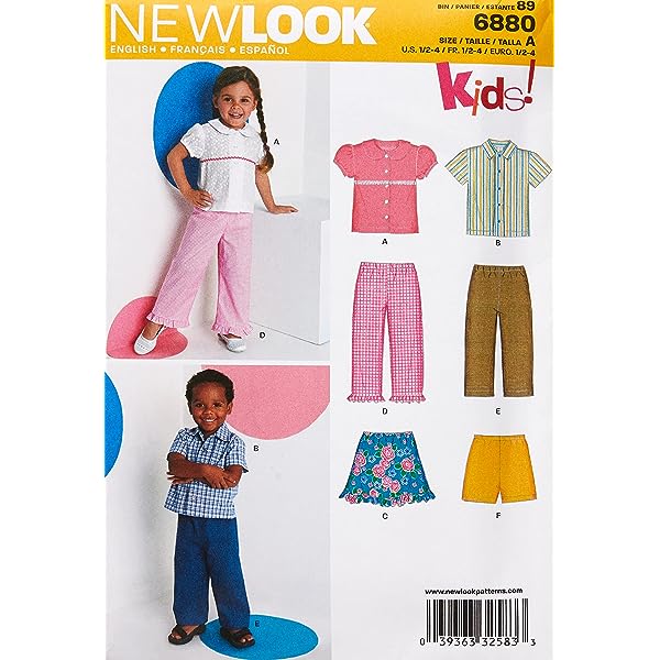 New Look Pattern 6880 Toddler Separates - You’ve Got Me In Stitches