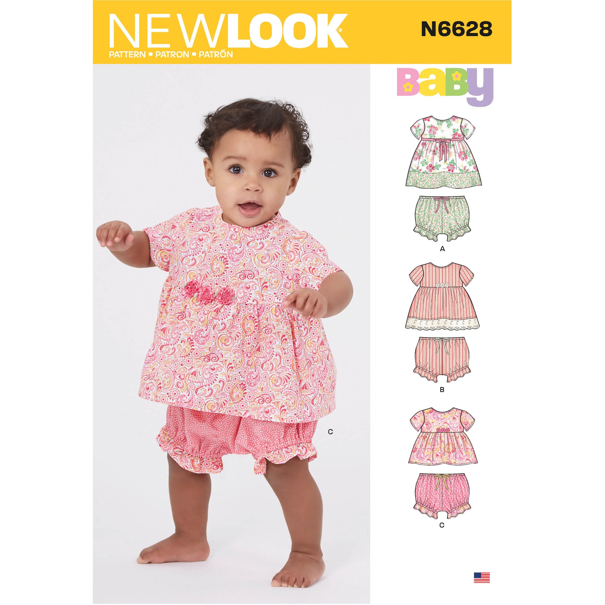 New Look Pattern N6628 6628 Babies Dresses - You’ve Got Me In Stitches