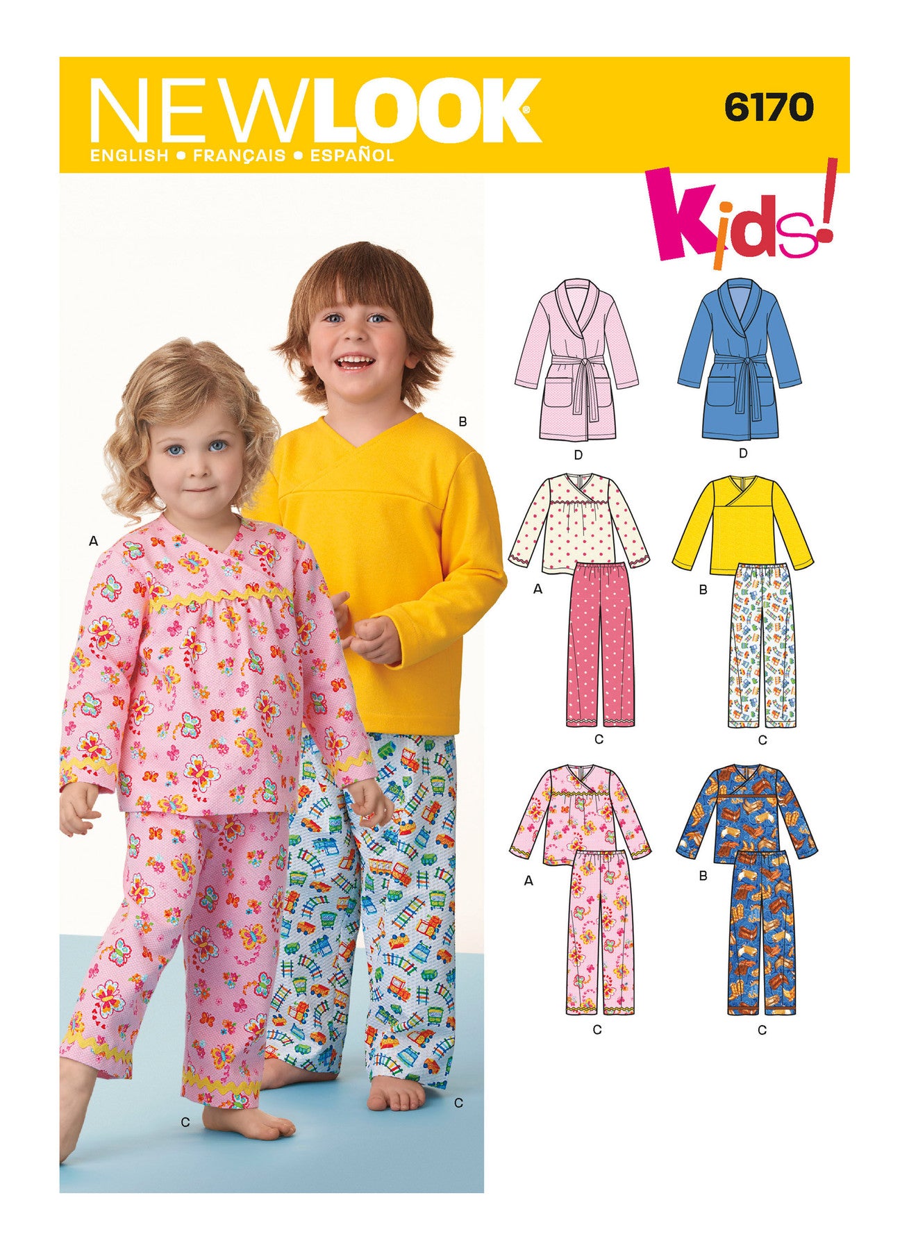 New Look Sewing Pattern 6170 N6170 Toddlers' & Child's Cozywear - You’ve Got Me In Stitches