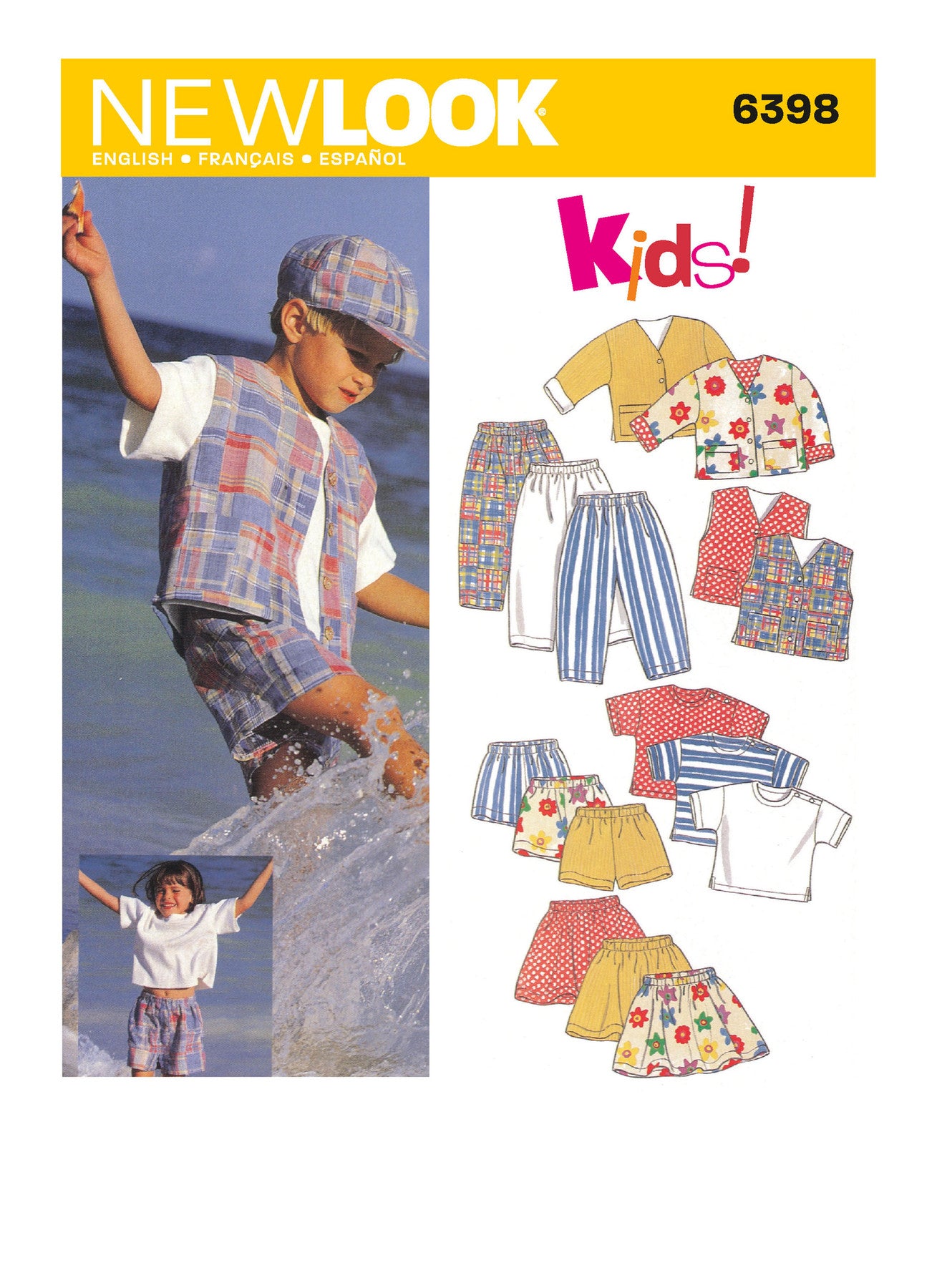 New Look Sewing Pattern 6398 N6398 Child's Separates - You’ve Got Me In Stitches