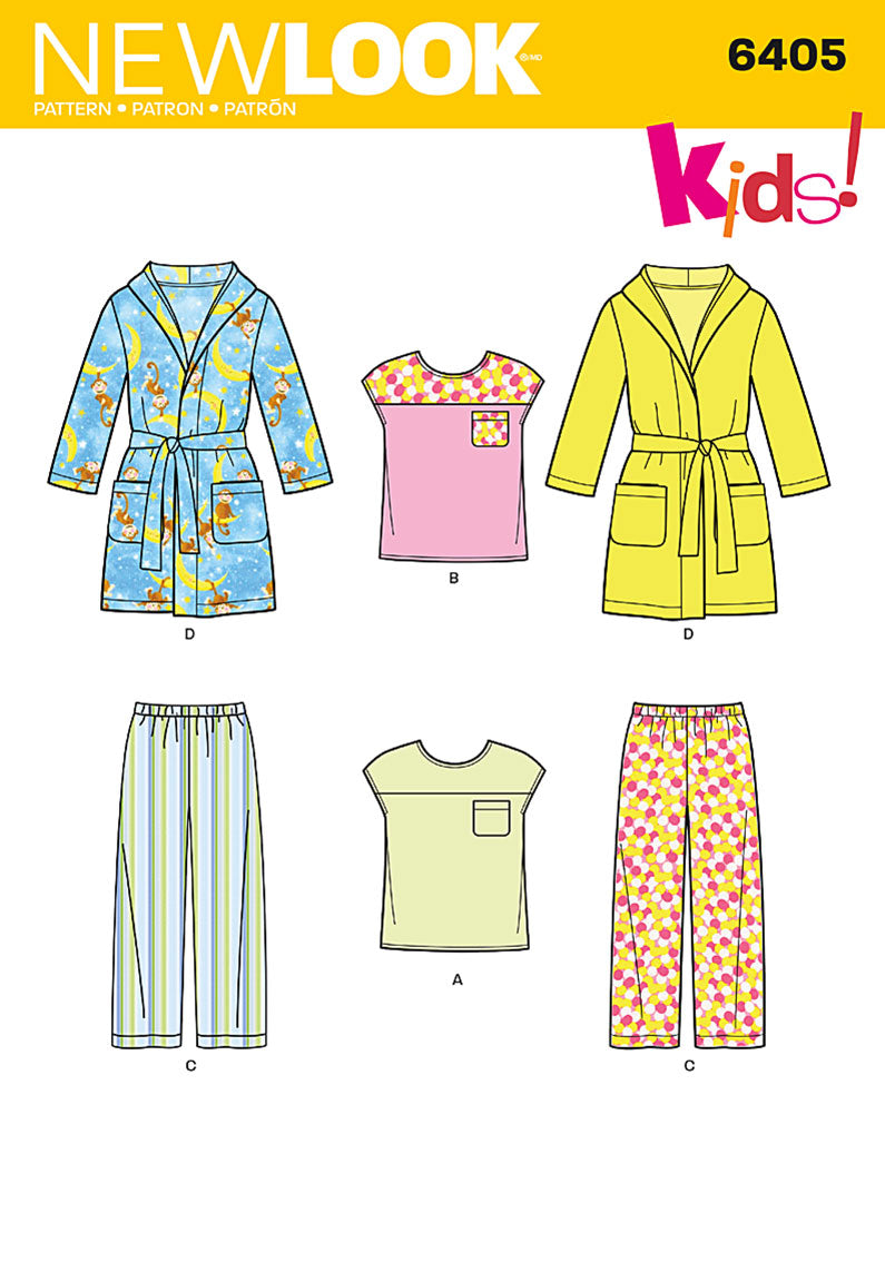 New Look Sewing Pattern 6405 N6405 Toddler Tops and Pants - You’ve Got Me In Stitches