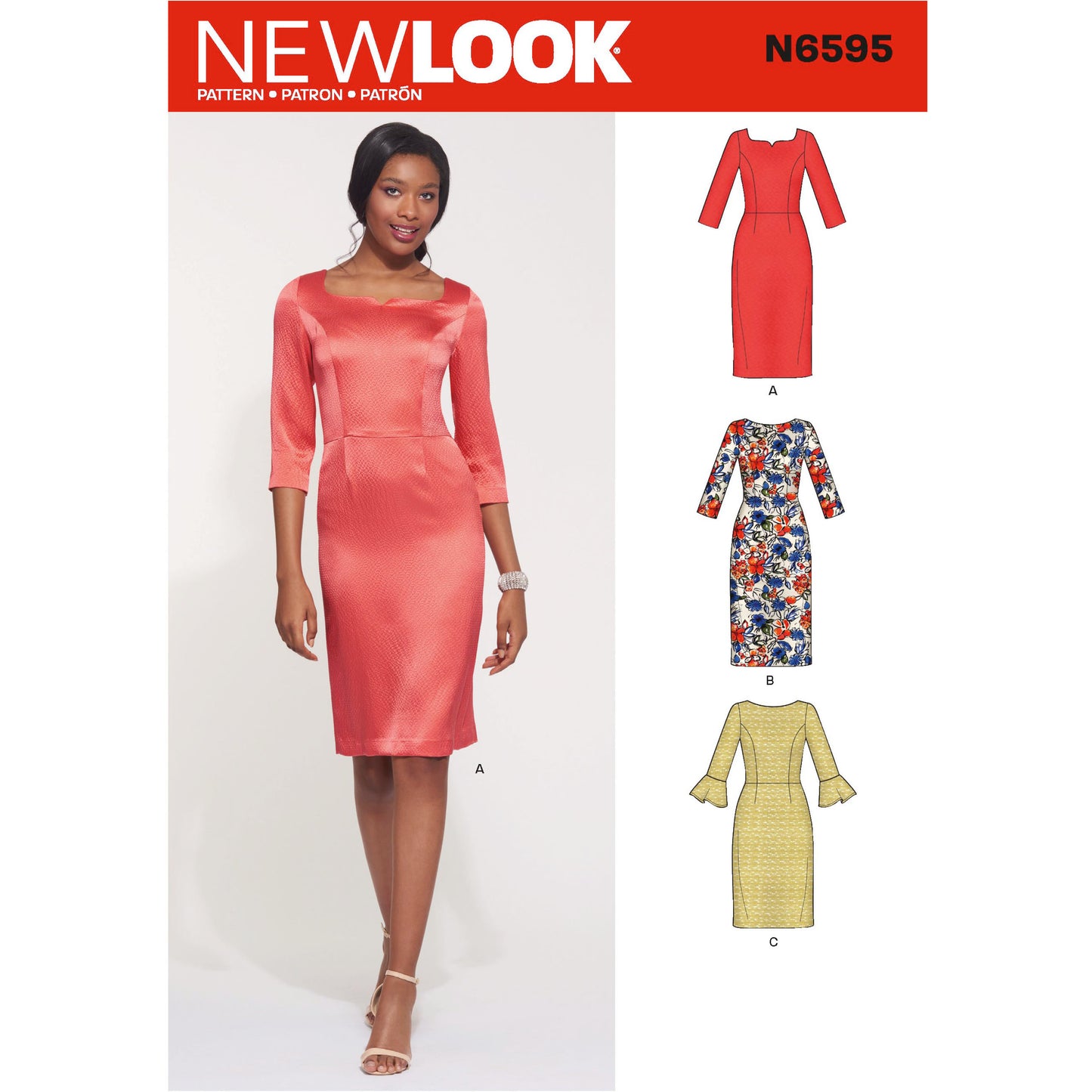 New Look Sewing Pattern 6595 N6595 Misses' Sheath Dress - You’ve Got Me In Stitches