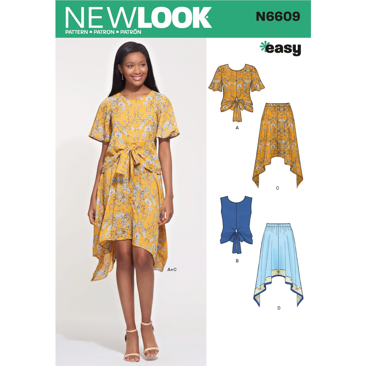 New Look Sewing Pattern 6609 N6609 Misses' 2-Piece Dress - You’ve Got Me In Stitches