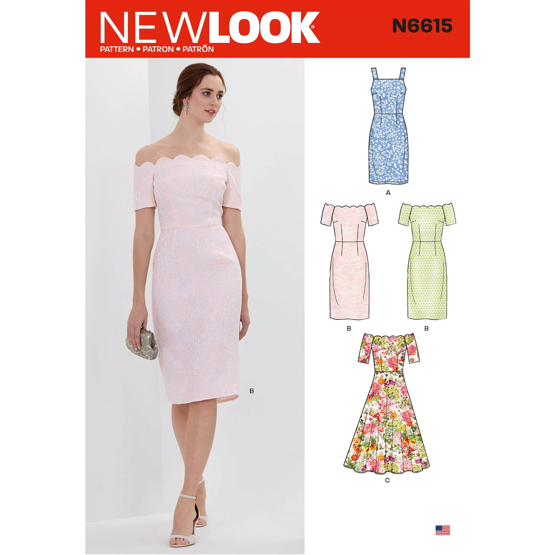 New Look Sewing Pattern 6615 N6615 Misses' Dresses - You’ve Got Me In Stitches