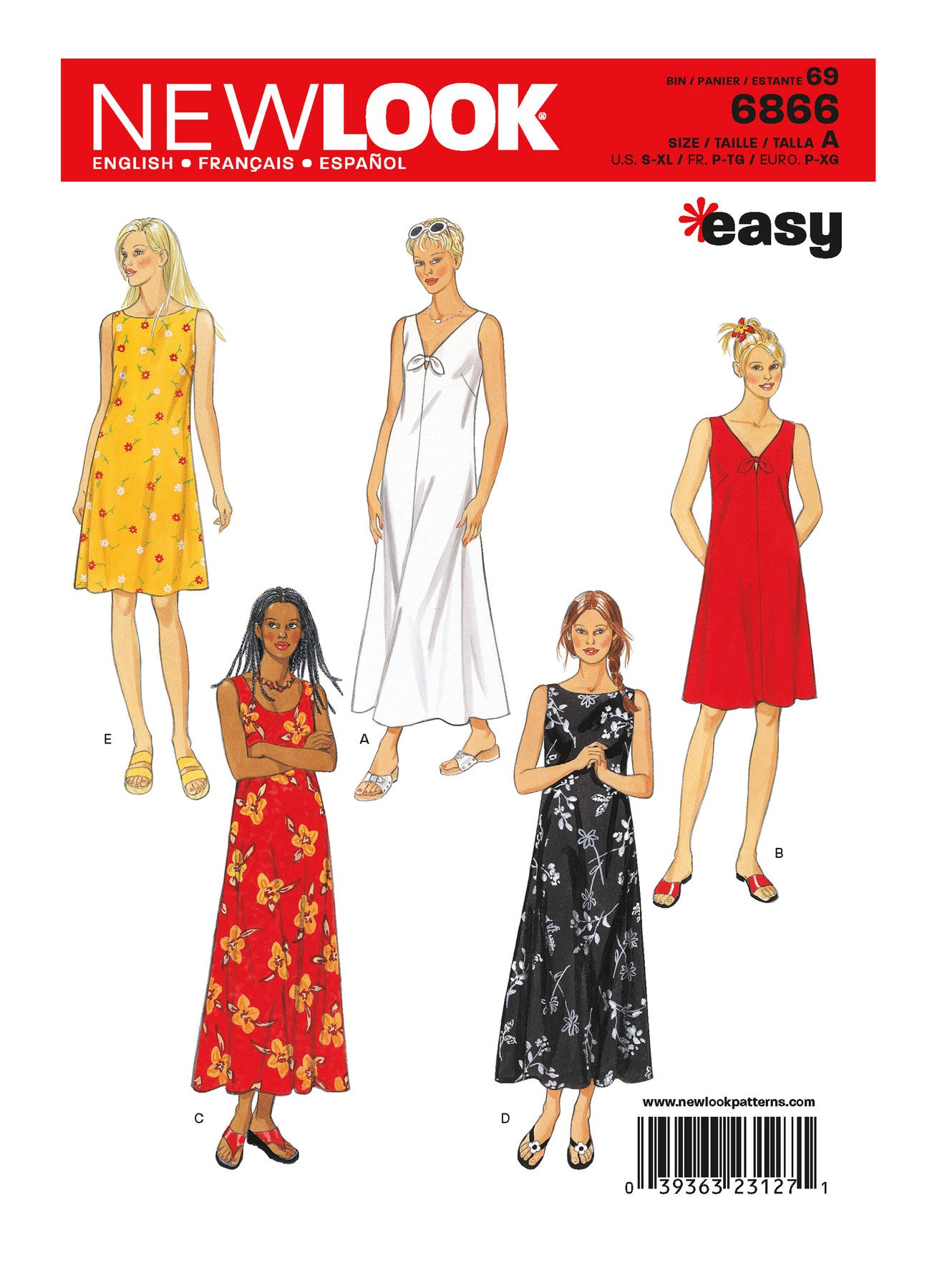 New Look Sewing Pattern 6866 Misses' Dresses - You’ve Got Me In Stitches