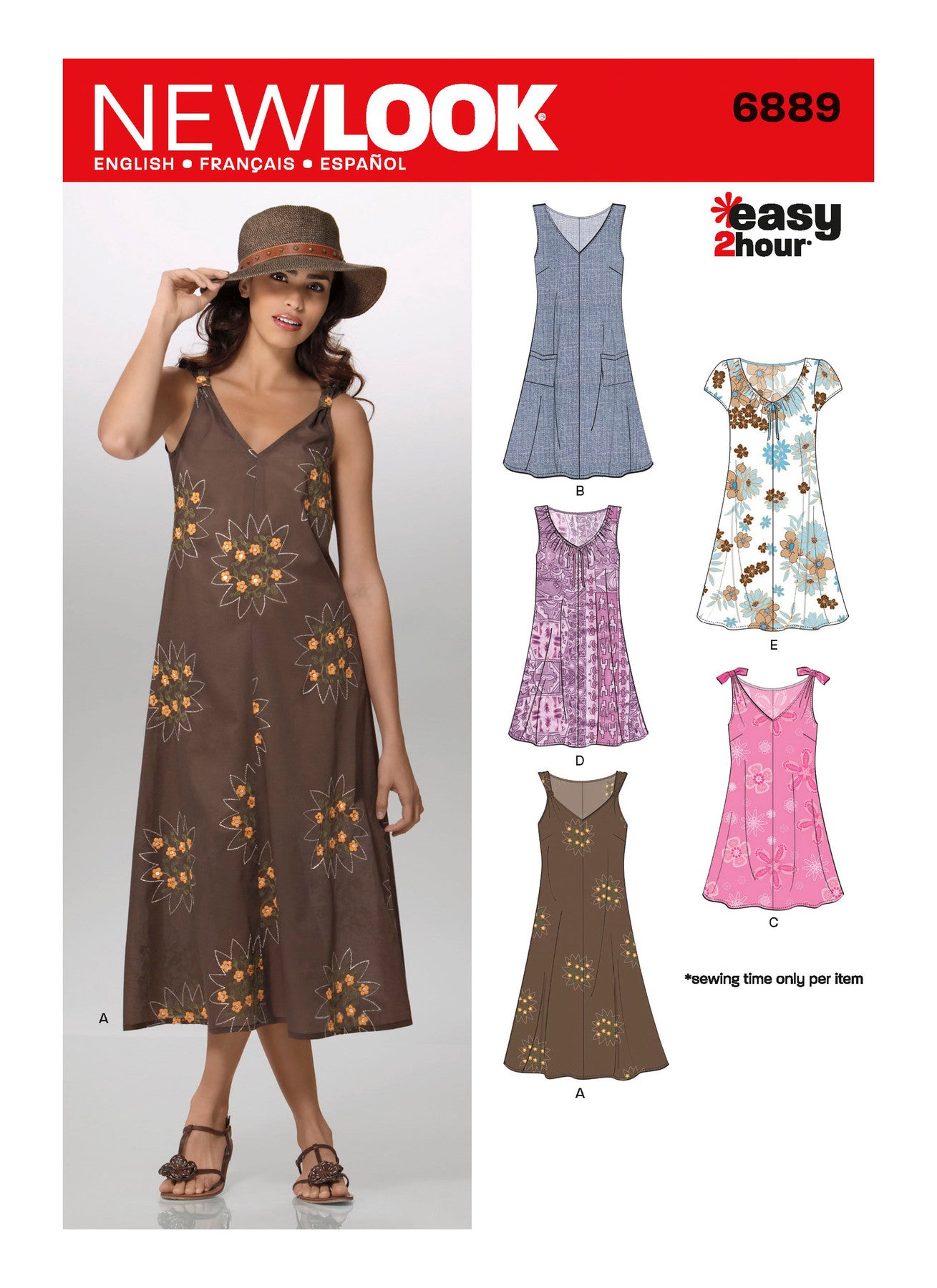 New Look Sewing Pattern 6889 Misses' Dresses - You’ve Got Me In Stitches