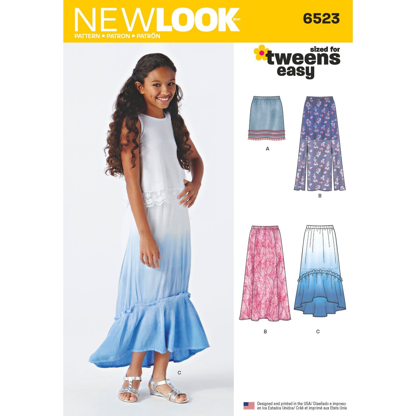 New Look Sewing Pattern N6523 6523 Girls Skirts - You’ve Got Me In Stitches