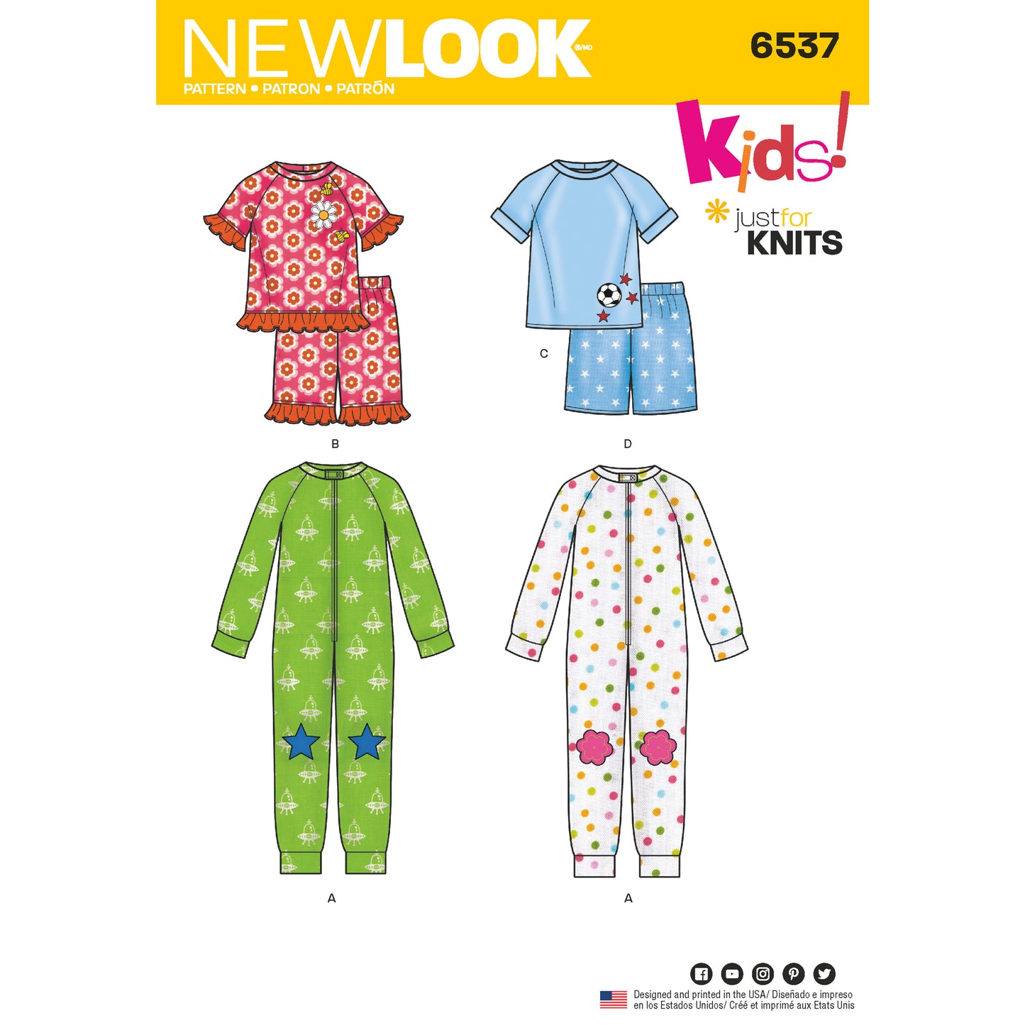 New Look Sewing Pattern N6537 6537 Toddlers and Child Cozywear - You’ve Got Me In Stitches