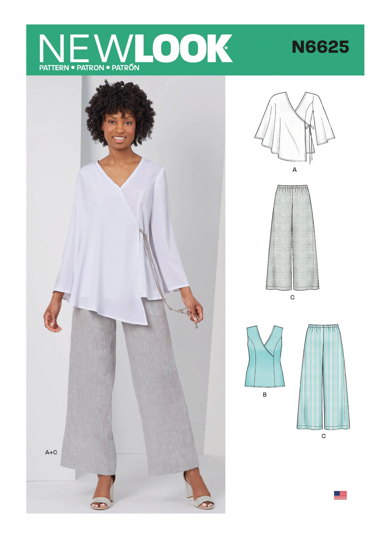 New Look Sewing Pattern N6625 6625 Misses' Tops and Pull On Pants - You’ve Got Me In Stitches