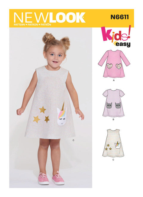 New Look Sewing Pattern N6633 6633 Children's Novelty Dress - You’ve Got Me In Stitches