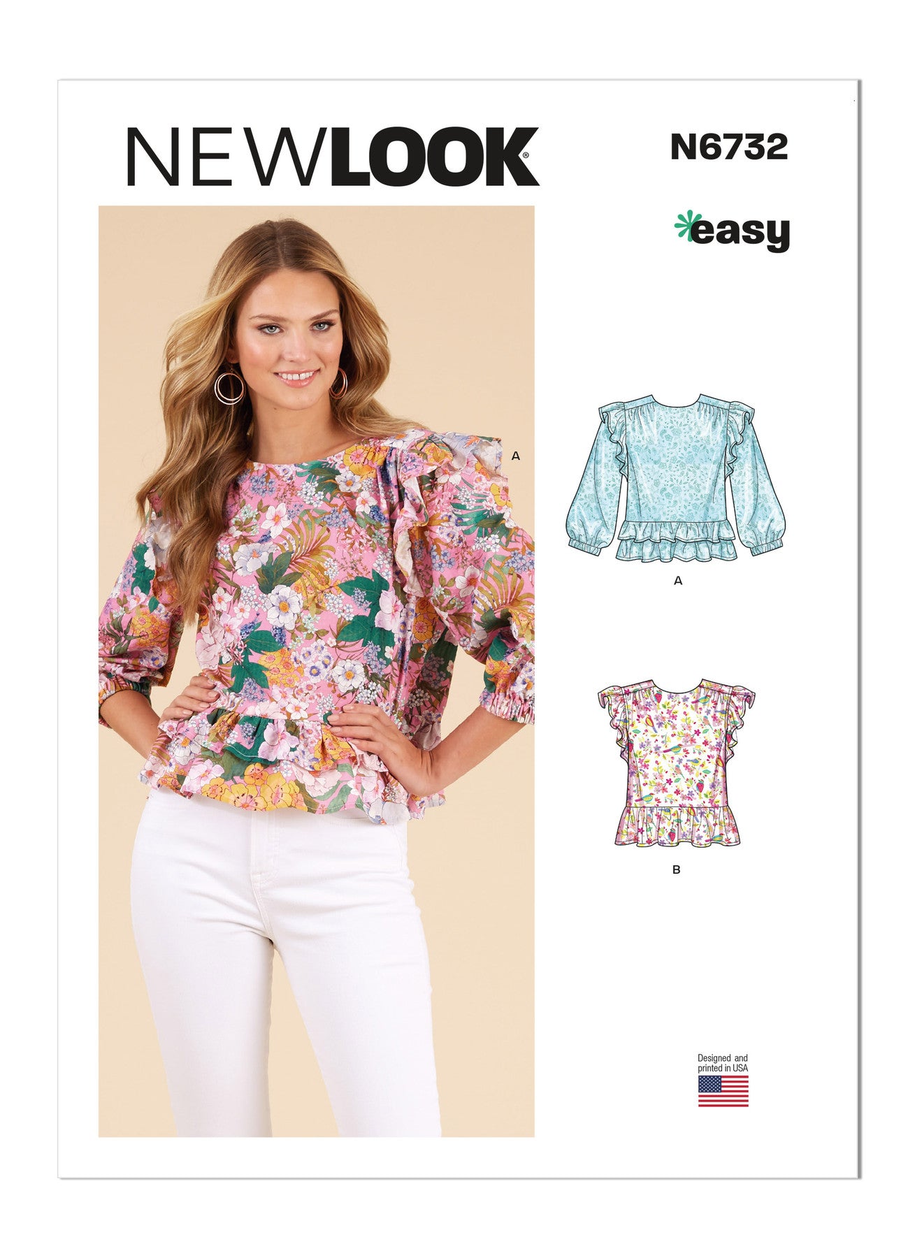 New Look Sewing Pattern N6732 Misses' Tops - You’ve Got Me In Stitches