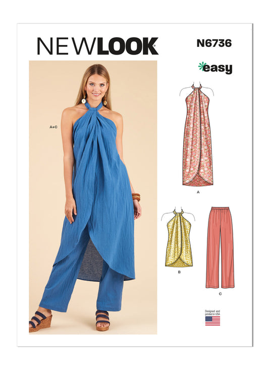 New Look Sewing Pattern N6736 Misses' Tops and Pants - You’ve Got Me In Stitches