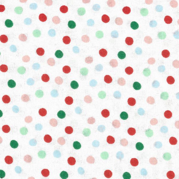 Birch Fabrics -  Christmas Ho! Ho! Ho! Collection - 110cm x 1m Fabric - Dots