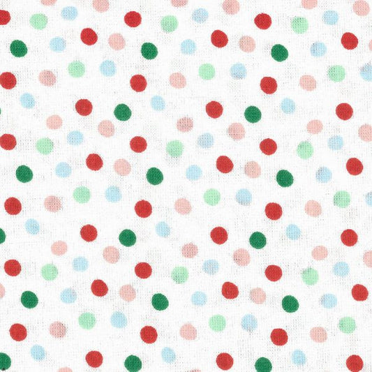 Birch Fabrics -  Christmas Ho! Ho! Ho! Collection - 110cm x 1m Fabric - Dots