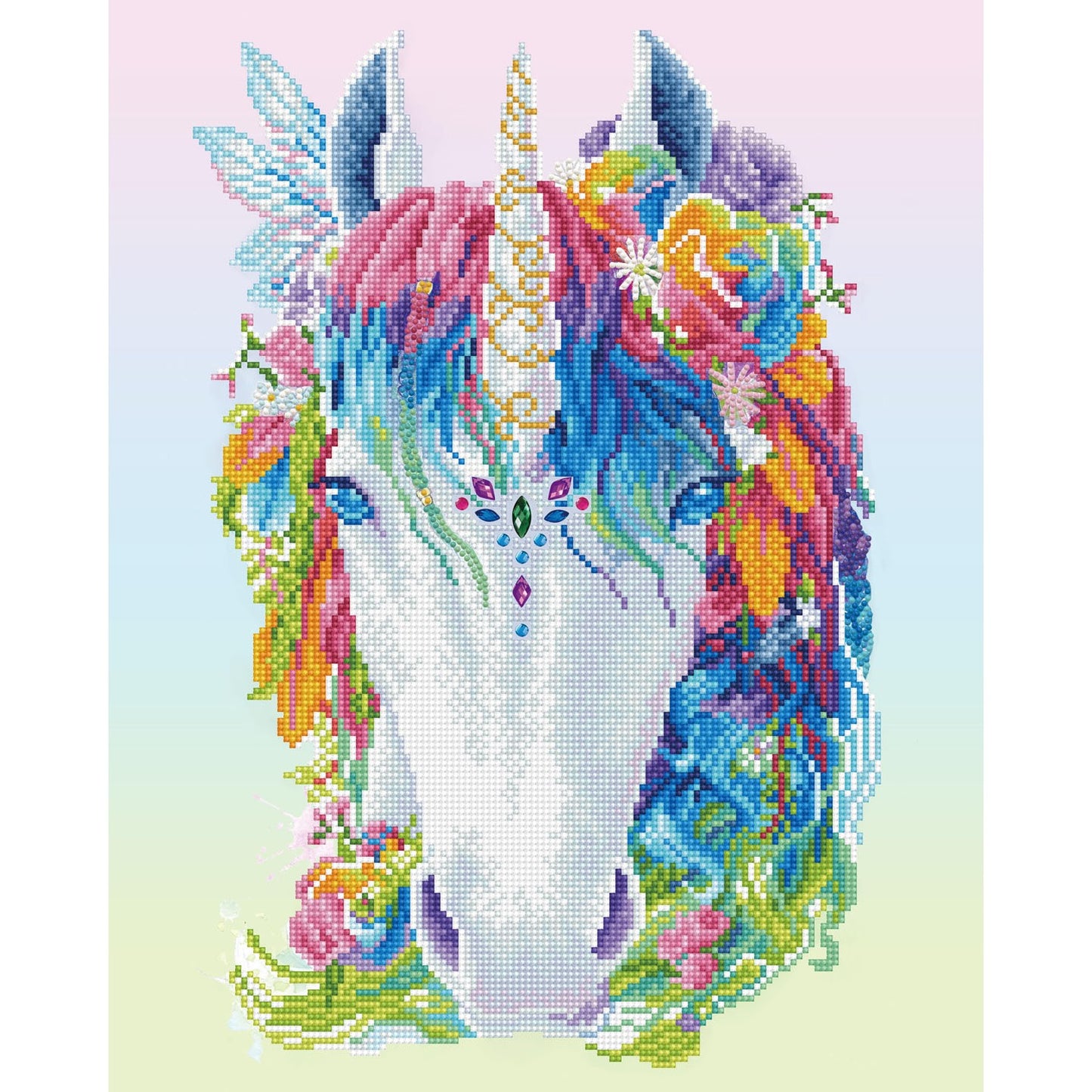 Diamond Dotz - Mystic Unicorn (Carlie Edwards) - 41 x 51 cm