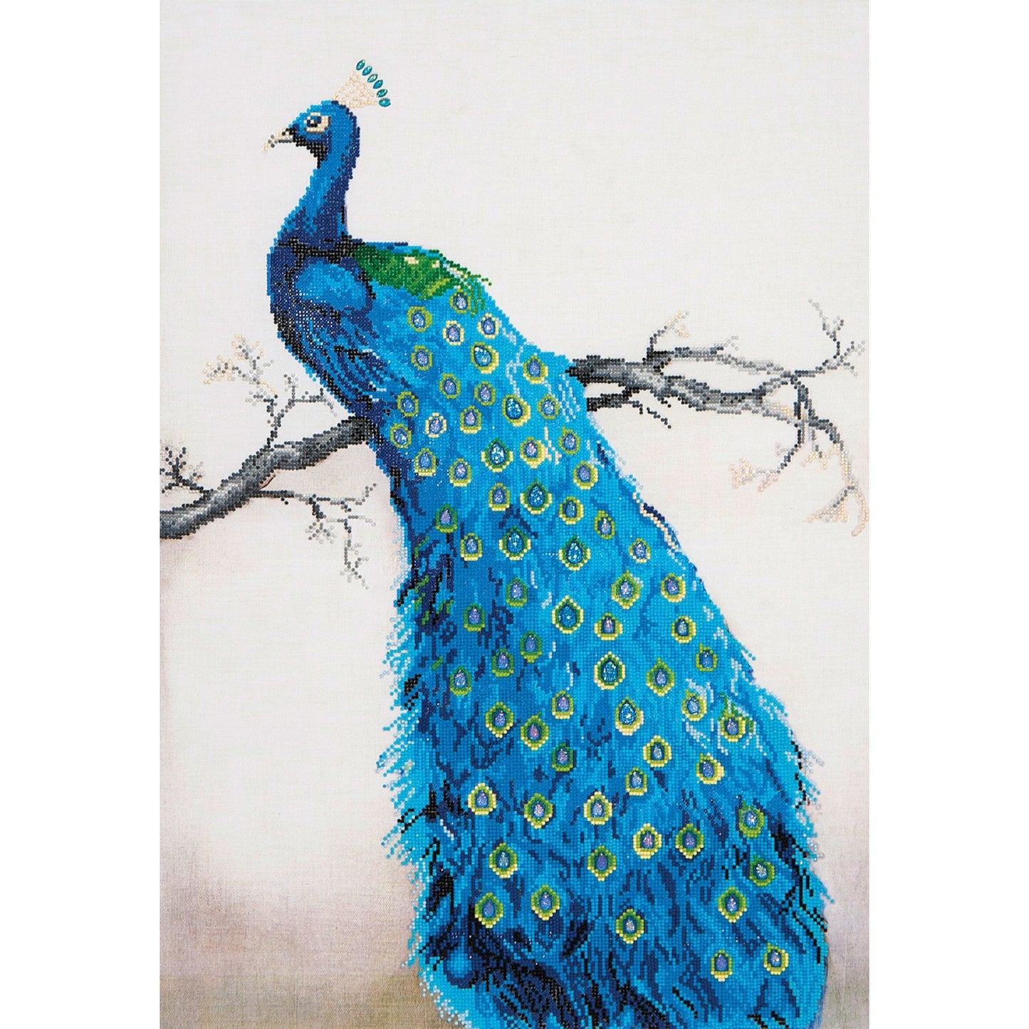 Diamond Dotz - Blue Peacock - 60 x 84cm