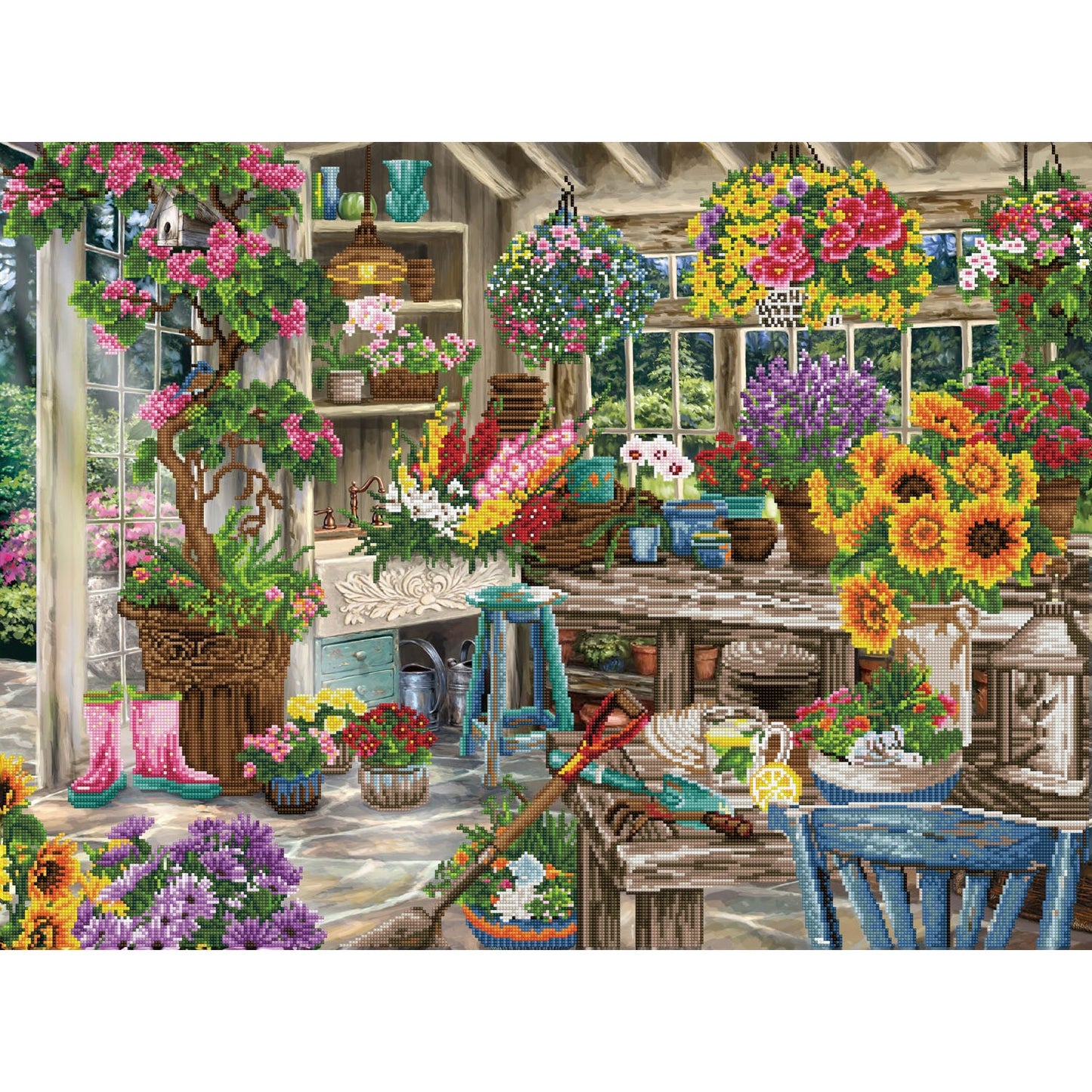 Diamond Dotz - Gardener's Paradise (Dona Gelsinger) - 74 x 100cm