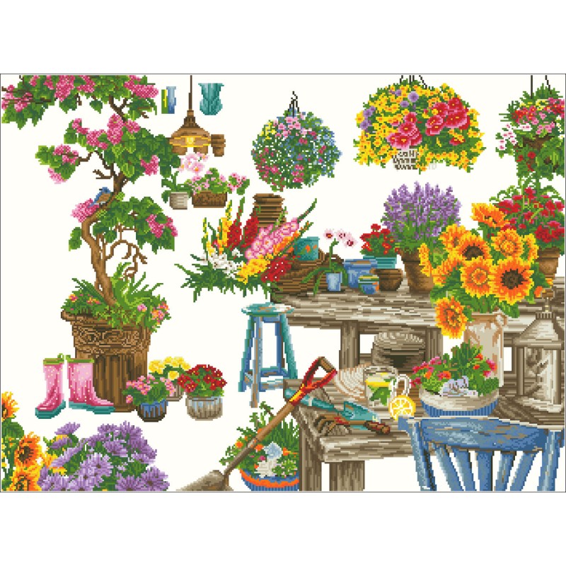 Diamond Dotz - Gardener's Paradise (Dona Gelsinger) - 74 x 100cm