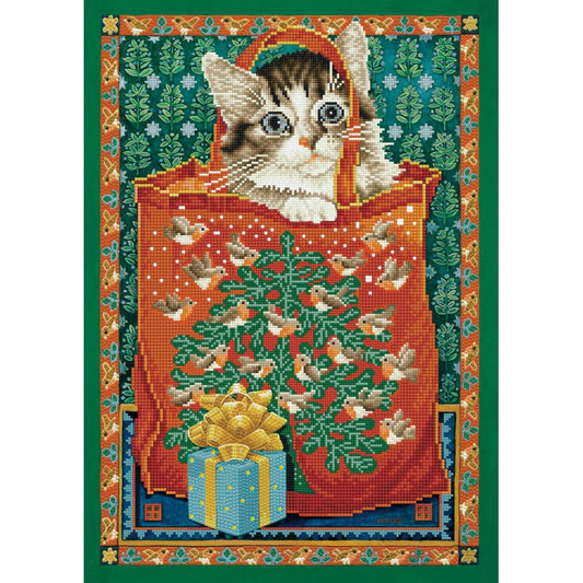 Diamond Dotz - Masterclass - Manuel In The Christmas Robin Bag - 37 x 52cm