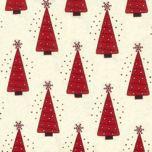 Birch Fabrics -  Christmas Joy Collection - 110cm x 1m Fabric - Trees Design