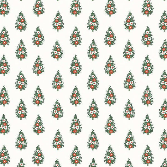 Liberty Fabrics - A Woodland Christmas Collection - 110cm wide x 1m - Winter Pine 6025A