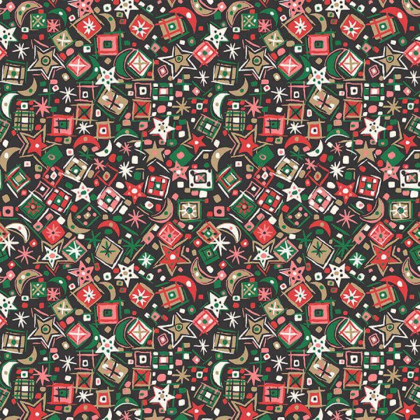 Liberty Fabrics - A Woodland Christmas Collection - 110cm wide x 1m - Christmas Charm 6026A