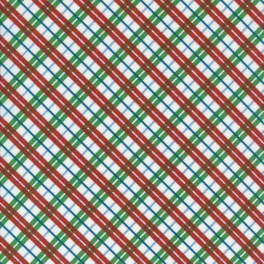 Liberty Fabrics - Deck The Halls Collection - 110cm wide x 1m - In Check 6886B