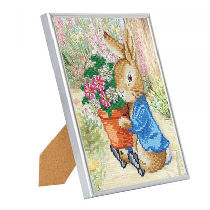 Craft Buddy - Crystal Art Picture - Peter Rabbit - 21cm x 25cm - Peter Rabbit