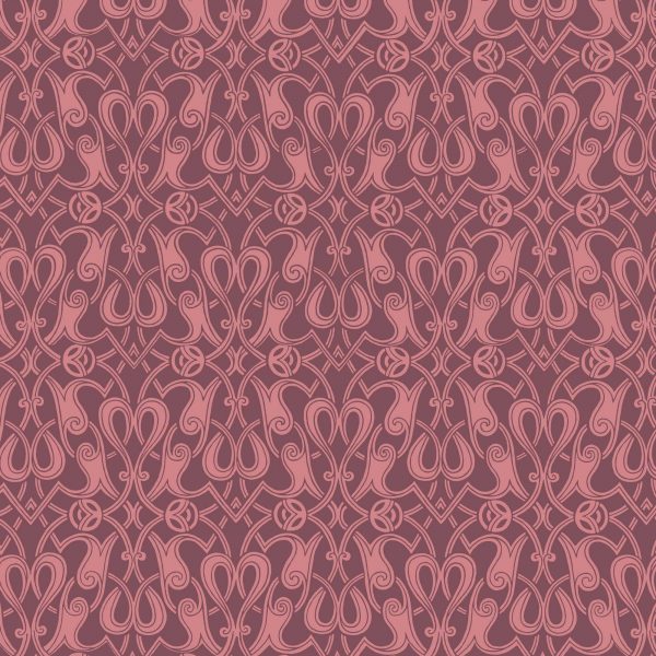 Leutenegger Fabrics -  Florence Broadhurst Berry Sunset Collection - 110cm x 1m Fabric - L01912-1 Paris Design