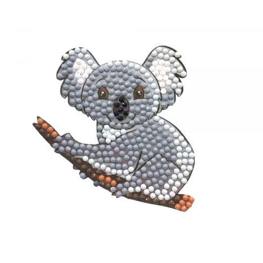 Craft Buddy Crystal Art Motif - 9 x 9cm - Koala