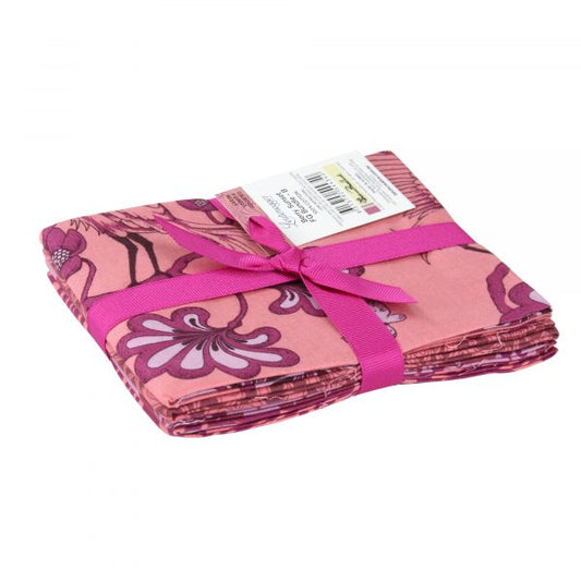 Leutenegger Fabrics -  Florence Broadhurst Berry Sunset Collection -Fat Quarter Bundle B - L02913-4