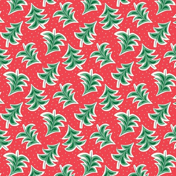 Liberty Fabrics - Merry and Bright Collection - 110cm wide x 1m - Dancing Trees 5928A