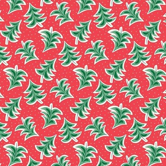 Liberty Fabrics - Merry and Bright Collection - 110cm wide x 1m - Dancing Trees 5928A