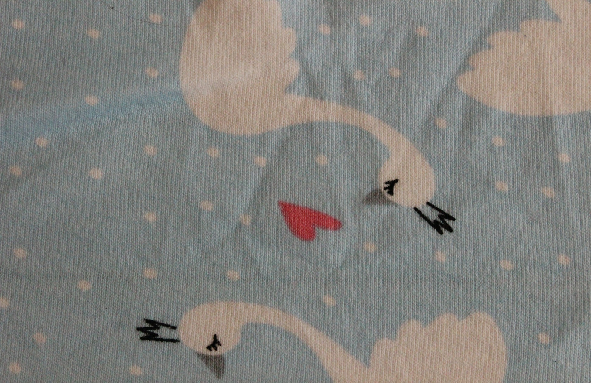 Blue Swans - 2 way stretch 100% Cotton Jersey - You’ve Got Me In Stitches