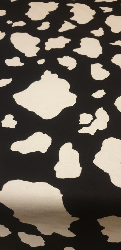 Cow print Cotton Poplin Fabric - You’ve Got Me In Stitches