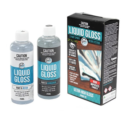 Craft Smart Glass Coat Liquid Gloss Resin 500ml (2 x 250ml) - You’ve Got Me In Stitches
