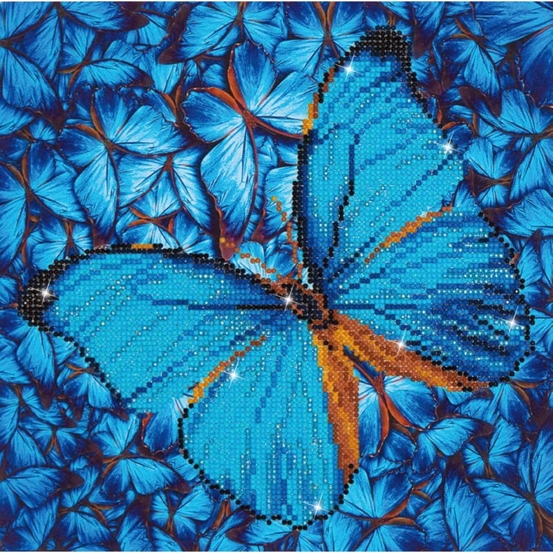 Diamond Dotz - Flutter By Blue - 30.5 x 30.5cm - You’ve Got Me In Stitches