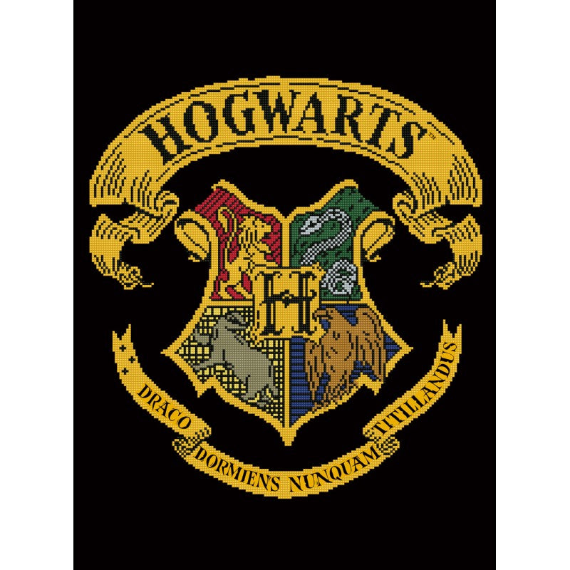 Diamond Dotz - Harry Potter - Hogwarts Crest - 52 x 70cm - You’ve Got Me In Stitches