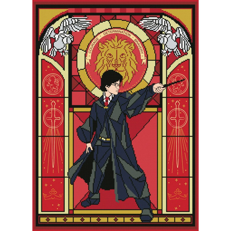 Diamond Dotz - Harry Potter - Stained Glass - 52 x 72cm - You’ve Got Me In Stitches