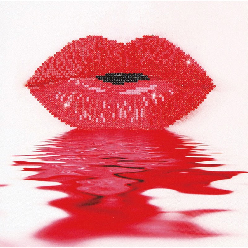 Diamond Dotz - Hot Lips - 30 x 30cm - You’ve Got Me In Stitches