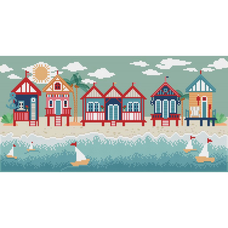 Diamond Dotz - Seaside Days - 53 x 27cm - You’ve Got Me In Stitches