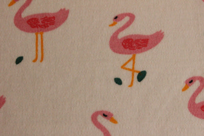 Flamingos - 2 way stretch 100% Cotton Jersey - You’ve Got Me In Stitches