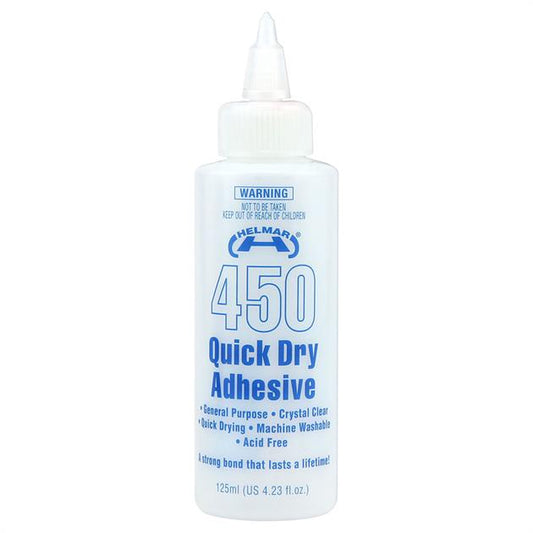Helmar - 450 Quick Dry Adhesive Glue - 125ml - You’ve Got Me In Stitches