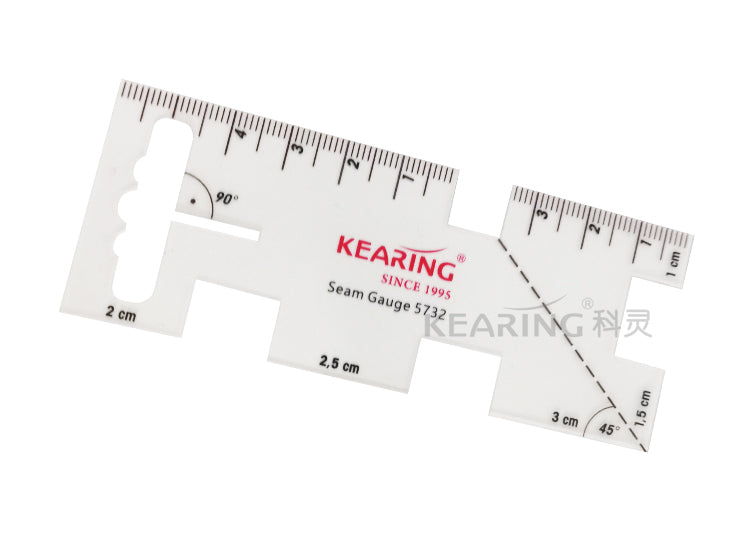 Kearing Plastic Sewing Seam Measuring Gauge - You’ve Got Me In Stitches