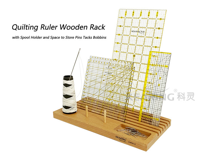 Kearing Wooden Ruler Rack - You’ve Got Me In Stitches